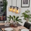 Lauden Hanglamp Glas 15 cm Amber, 3-lichts
