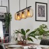 Lauden Hanglamp Glas 15 cm Amber, 3-lichts