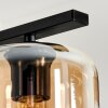 Lauden Hanglamp Glas 15 cm Amber, 3-lichts