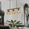 Lauden Hanglamp Glas 15 cm Amber, 3-lichts