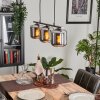 Lauden Hanglamp Glas 15 cm Rookkleurig, 3-lichts