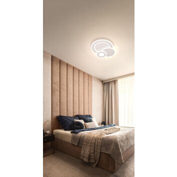 Fischer & Honsel Joster Plafondlamp LED Wit, 1-licht, Afstandsbediening