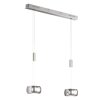 Fischer & Honsel Colette Hanglamp LED Nikkel mat, 2-lichts