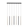 Paul Neuhaus FLUTE Hanglamp LED Zwart, 7-lichts