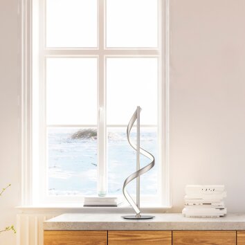 Paul Neuhaus QSWING Tafellamp LED Zilver, 1-licht, Afstandsbediening