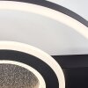Brilliant Queens Plafondlamp LED Zwart, 1-licht
