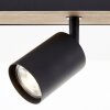 Brilliant Jello Wood Plafondlamp Natuurlijke kleuren, Zwart, 4-lichts