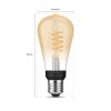 Philips Hue E27 LED 7 Watt 2100 Kelvin 550 Lumen