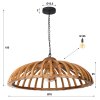 Span Hanglamp Antraciet, 1-licht