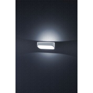 Helestra CAPE Buiten muurverlichting LED Grijs, Zilver, 1-licht