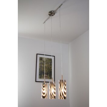 Wofi COLLAGE Hanglamp Nikkel mat, 3-lichts