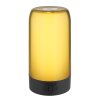 Globo SANDRINA Tafellamp LED Zwart, 1-licht, Afstandsbediening, Kleurwisselaar