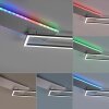 Leuchten Direkt RENDA Plafondlamp LED Zilver, 2-lichts, Afstandsbediening, Kleurwisselaar