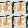 Vevino Hanglamp Glas 20cm Amber, 4-lichts