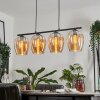 Vevino Hanglamp Glas 20cm Amber, 4-lichts