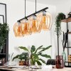 Vevino Hanglamp Glas 20cm Amber, 4-lichts