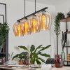 Vevino Hanglamp Glas 20cm Amber, 4-lichts