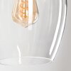 Vevino Hanglamp Glas 20cm Duidelijk, 4-lichts