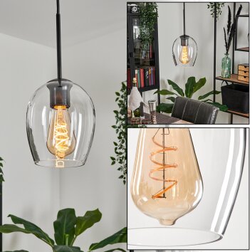 Vevino Hanger Glas 15 cm Duidelijk, 1-licht