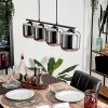 Lauden Hanglamp Glas 15 cm Rookkleurig, 4-lichts