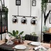 Vevino Hanglamp Glas 15 cm Chroom, Duidelijk, Rookkleurig, 3-lichts