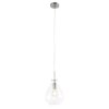 Steinhauer Glass light Hanglamp roestvrij staal, 1-licht