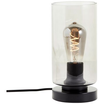 Brilliant Mesmer Tafellamp Zwart, 1-licht