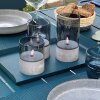 Brilliant Bougie Tafellamp voor buiten set van 3 LED Grijs, 1-licht