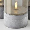 Brilliant Bougie Tafellamp voor buiten set van 3 LED Grijs, 1-licht