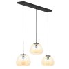 Brilliant Kaizen Hanglamp Zwart, 3-lichts