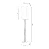 Ham Staande lamp Bruin, 1-licht