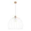 Lecueder Hanglamp Hout licht, 1-licht