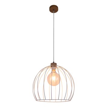 Lecueder Hanglamp Hout licht, 1-licht