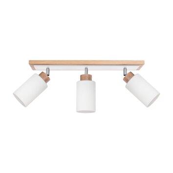 Represita Plafondlamp Hout licht, 3-lichts