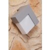 LUTEC GEOMETRY Buiten muurverlichting Zilver, Wit, 1-licht