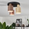 Fessade Plafondlamp Beige, Bruin, Brons, 3-lichts