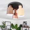 Fessade Plafondlamp Beige, Bruin, Brons, 3-lichts