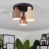 Fessade Plafondlamp Beige, Bruin, Brons, 3-lichts