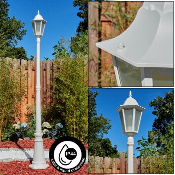 Hongkong Padverlichting Wit, 1-licht