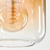 Lauden Hanger Glas 20cm Amber, Duidelijk, 1-licht