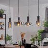 Classon Hanger houtlook, Zwart, 4-lichts