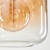Lauden Hanger Glas 25cm Amber, Duidelijk, 1-licht