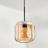 Lauden Hanger Glas 20cm Amber, 1-licht