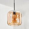 Lauden Hanger Glas 25cm Amber, 1-licht