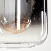 Lauden Hanger Glas 25cm Chroom, Duidelijk, Rookkleurig, 1-licht