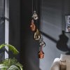 Tricolore Hanglamp Zwart, 5-lichts