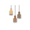 Trio AGUDO Hanglamp Zwart, 3-lichts