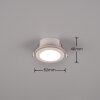 Trio ARGUS Inbouw verlichting LED Wit, 2-lichts, Afstandsbediening, Kleurwisselaar
