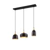 Trio Chiraz Hanglamp Zwart, 3-lichts