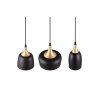 Trio Chiraz Hanglamp Zwart, 3-lichts